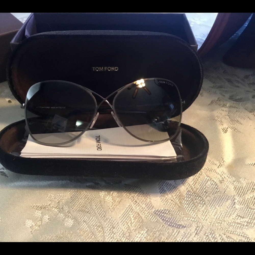 Tom Ford Never Worn  Women's 63mm Colette Sunglasses
Color: Gunmetal